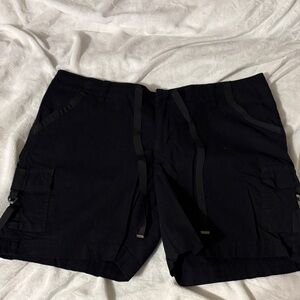 Lee Women's Black Cargo Shorts